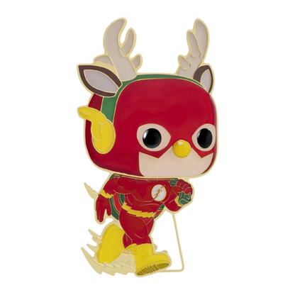Funko Pop DC Flash Holiday 4" Pop! Enamel Pin