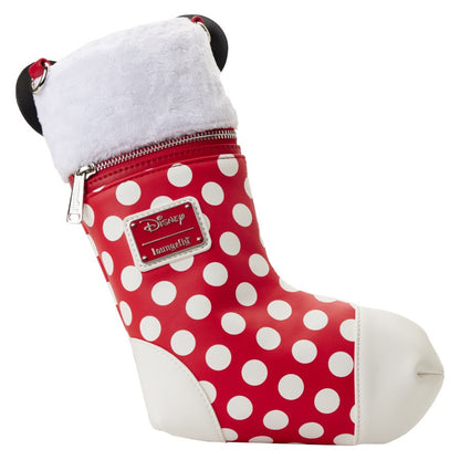 Loungefly Disney Minnie Christmas Stocking Crossbody