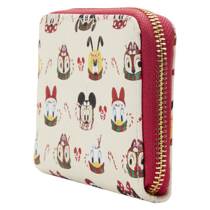 Loungefly Disney Hot Cocoa Zip Around Purse