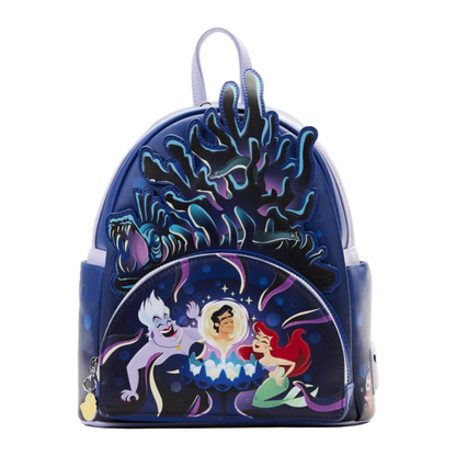 Loungefly The Little Mermaid (1989) Ursula Lair Glow Mini Backpack