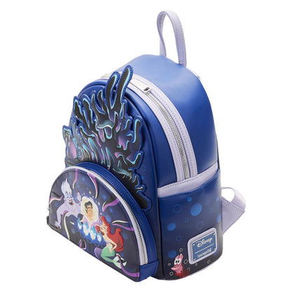 Loungefly The Little Mermaid (1989) Ursula Lair Glow Mini Backpack