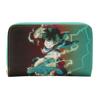 Loungefly My Hero Academia Deku Zip Around Purse