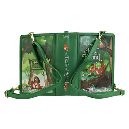 Loungefly The Fox & the Hound Classic Book Convertible Crossbody