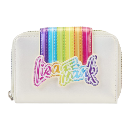 Loungefly Lisa Frank Rainbow Logo Zip Around Wallet
