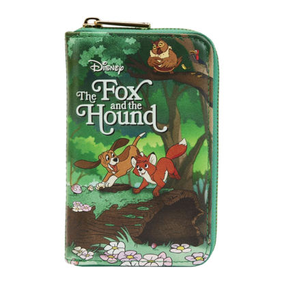 Loungefly The Fox & the Hound Classic Book Zip Around Purse