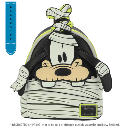 Loungefly Disney Mummy Goofy Mini US Exclusive Backpack UV Glow [RS]