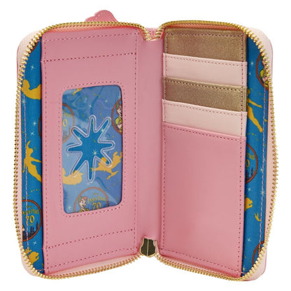 Loungefly Peter Pan (1953) 70th Anniversary You Can Fly Zip Around Purse