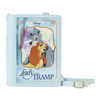 Loungefly Lady and the Tramp Book Convertible Crossbody