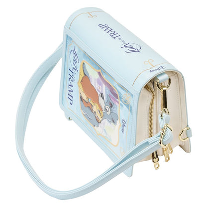 Loungefly Lady and the Tramp Book Convertible Crossbody