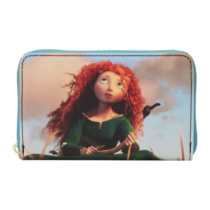 Loungefly Brave Merida Princess Scene Zip Around Purse