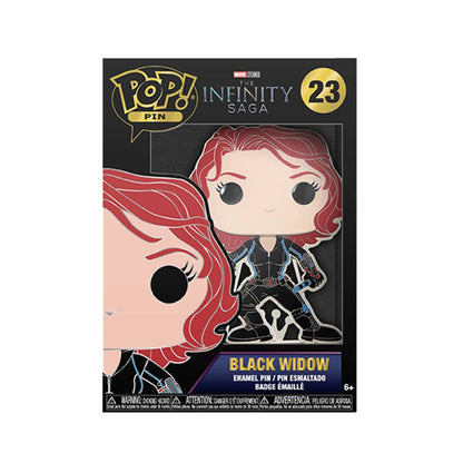 Funko Pop Infinity Saga Black Widow Pop! Enamel Pin