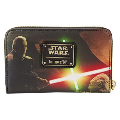 Loungefly Star Wars Episode II: Attack of the Clones Scene Zip Around Wallet