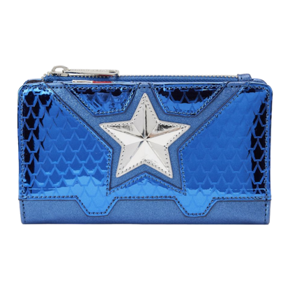 Loungefly Marvel Comics Captain America Costume Flap Wallet