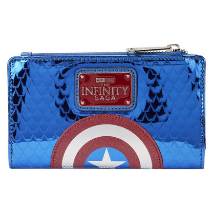 Loungefly Marvel Comics Captain America Costume Flap Wallet