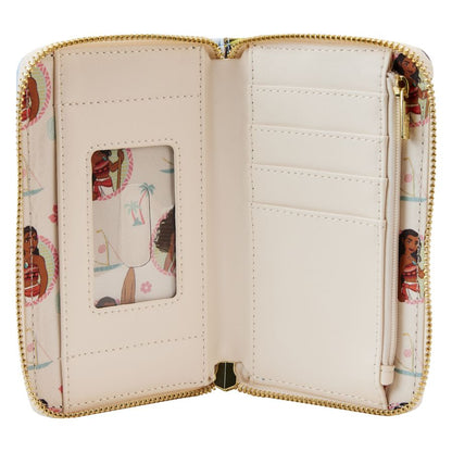 Loungefly Moana Princess Scene Series Zip Around Wallet