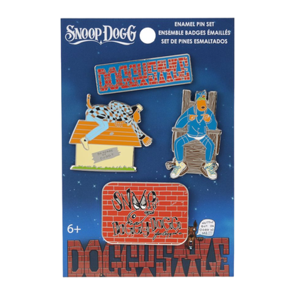 Funko Pop Snoop Dogg Dog House Enamel Pin 4 Pack