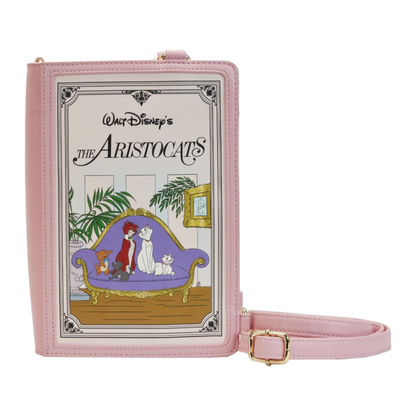 Loungefly The Aristocats (1970) Book Convertible Crossbody Bag