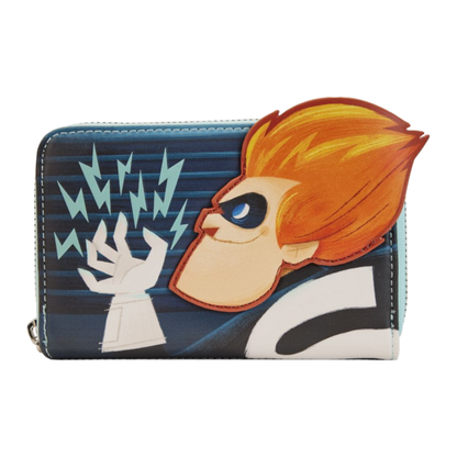 Loungefly The Incredibles Syndrome Glow Zip Around Wallet