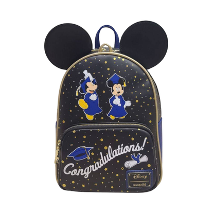 Loungefly Disney Mickey & Minnie Graduation US Exclusive Mini Backpack [RS]