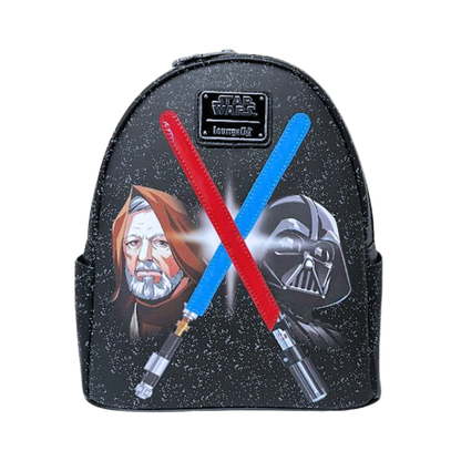 Loungefly Star Wars Darth Vader & Obi Wan Light Up US Exclusive Mini Backpack [RS]