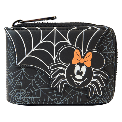 Loungefly Disney Minnie Mouse Spider Glow Accordion Wallet