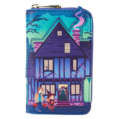 Loungefly Hocus Pocus Sanderson Sisters' House Glow Zip Around Wallet