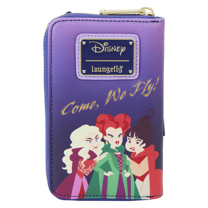 Loungefly Hocus Pocus Sanderson Sisters' House Glow Zip Around Wallet