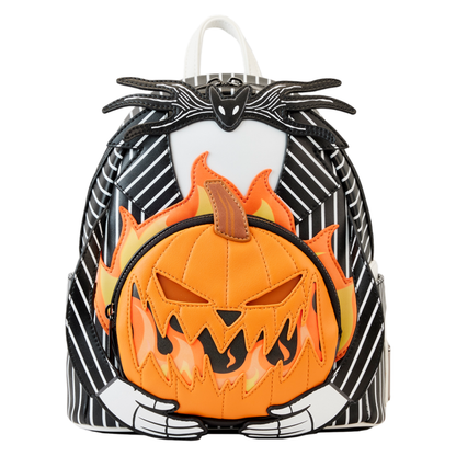 Loungefly The Nightmare Before Christmas Jack Pumpkin Glow Head Mini Backpack