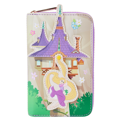 Loungefly Tangled Rapunzel Swinging Zip Around Wallet