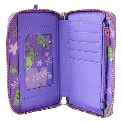 Loungefly Tangled Rapunzel Swinging Zip Around Wallet