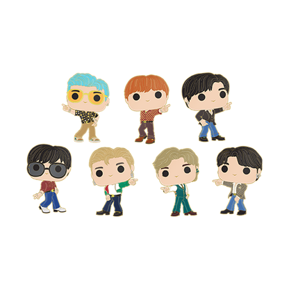 Loungefly BTS Band Members Enamel Pin 7 Pack
