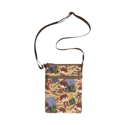 Funko Pop Indiana Jones: Raiders of the Lost Ark   Pop! Print Crossbody Passport Bag