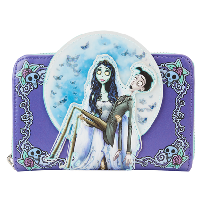 Loungefly Corpse Bride  Moon Zip Around Wallet
