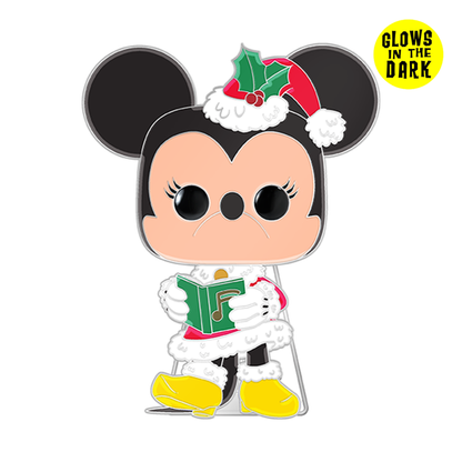 Funko Pop Disney Minnie Mouse Holiday Glow Enamel Pop! Pin