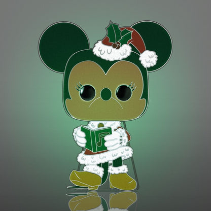 Funko Pop Disney Minnie Mouse Holiday Glow Enamel Pop! Pin