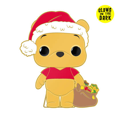 Funko Pop Winnie the Pooh Winnie the Pooh Holiday Glow Enamel (with chase) Pop! Pin