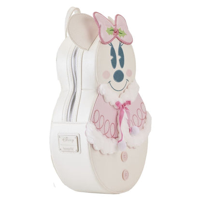 Loungefly Disney Minnie Mouse Pastel Snowman Mini Backpack