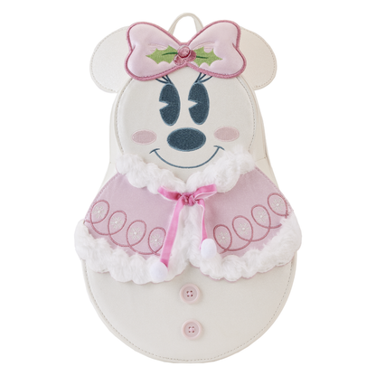 Loungefly Disney Mickey & Minnie Pastel Snowman Zip Around Wallet