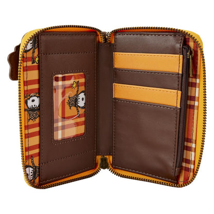 Loungefly Peanuts Snoopy Scarecrow Zip Around Wallet