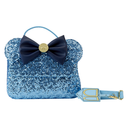 Loungefly Disney Minnie Mouse Hanukkah Sequin Crossbody