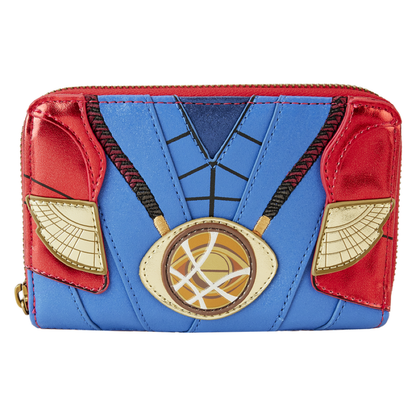 Loungefly Marvel Metallic Doctor Strange Cosplay Zip Around Wallet