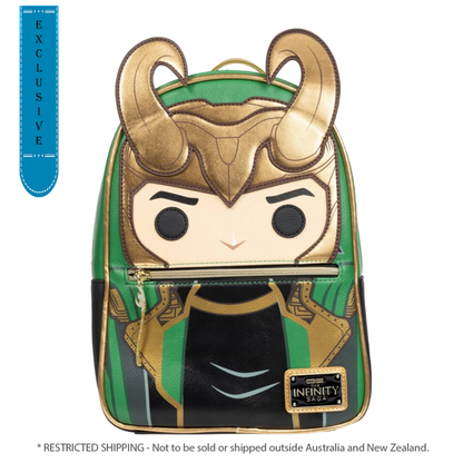 Loungefly Marvel Comics Loki Pop! by Loungefly US Exclusive Mini Backpack [RS]