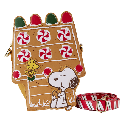 Loungefly Peanuts Snoopy Gingerbread House Scented Crossbody
