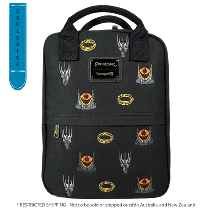 Loungefly The Lord of the Rings Sauron Canvas Mini Backpack [RS]