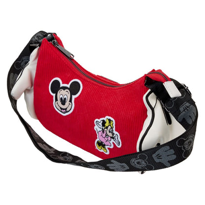 Loungefly Disney: D100 Mickey Classic Gloves Crossbody Bag