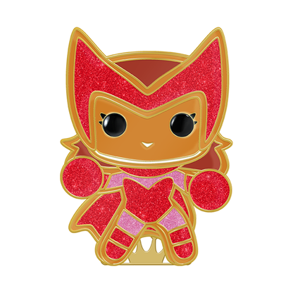Funko Pop Marvel Comics Scarlet Witch Gingerbread Enamel Pop! Pin
