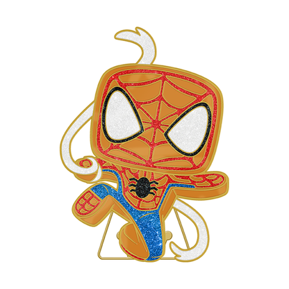 Funko Pop Marvel Comics Spider Man Gingerbread Enamel Pop! Pin