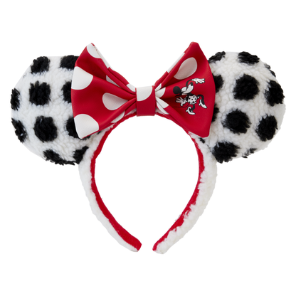 Loungefly Disney Minnie Rocks The Dots Sherpa Headband