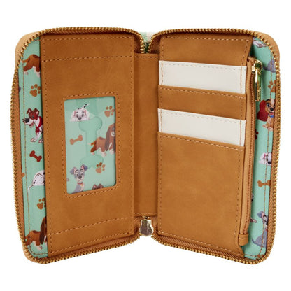 Loungefly Disney I Heart Disney Dogs Lenticular Zip Wallet