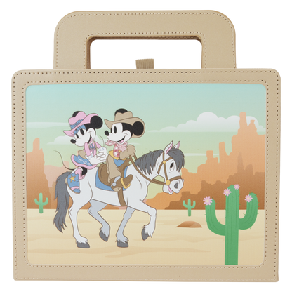 Loungefly Disney Western Mickey & Minnie Lunchbox Journal